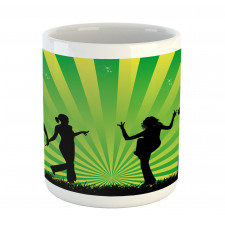 Dancing Youth Shade Art Mug