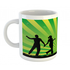 Dancing Youth Shade Art Mug