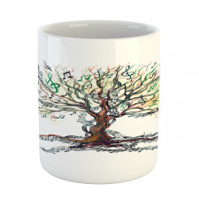 Autumn Nature Tree Swirls Mug