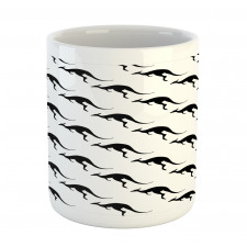 Monochromatic Kangaroo Mug