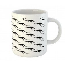 Monochromatic Kangaroo Mug