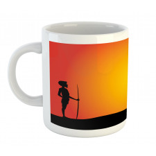 Hunting Man and Tree Mug