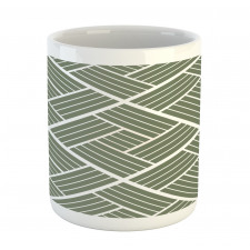 Striped Rectangular Squares Mug