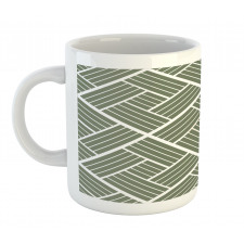 Striped Rectangular Squares Mug