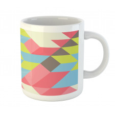 Colorful Polygonal Pattern Mug