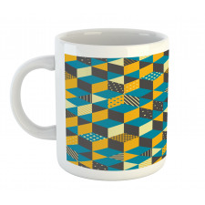 Modern Colorful Blocks Mug