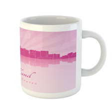 Calligraphic City Skyline Mug