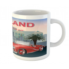 Car with a City on the Back Mug