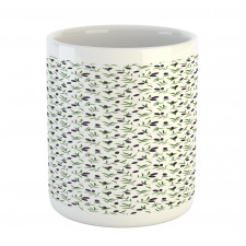 Botanical Branches Leaves Mug