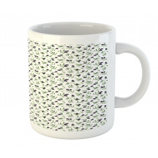 Botanical Branches Leaves Mug