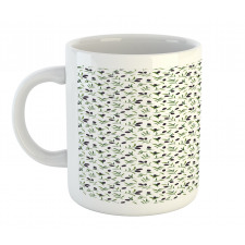 Botanical Branches Leaves Mug