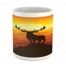 Wildlife Sunset Hill Mug