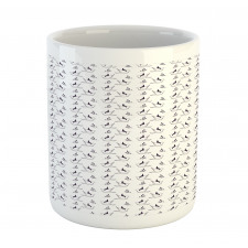 Flying Bird and Olive Branches Mug