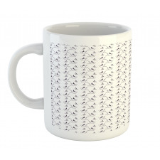 Flying Bird and Olive Branches Mug