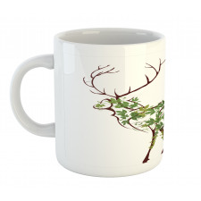 Garden Deer Celebration Mug