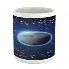 Zodiac Signs Around Moon Mug