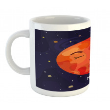 Mars Cartoon Character Mug