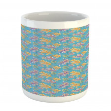 Abstract Bird Plumage Mug