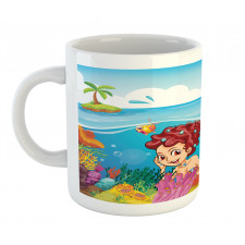 Palm Trees in Island Mug