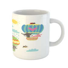 Animals Fly Nursery Mug