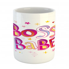 Colorful Graphic Wording Mug