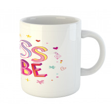 Colorful Graphic Wording Mug