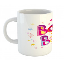 Colorful Graphic Wording Mug