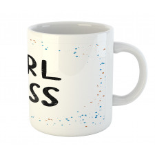 Grunge Typographic Image Mug