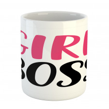 Simplistic Feminine Text Mug