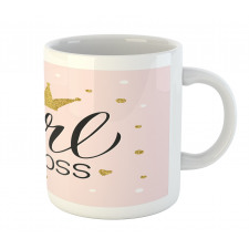 Dots Crown and Text Mug