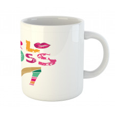 High Heel and Woman Lips Mug