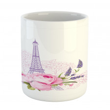 Spring Flora Eiffel Tower Mug