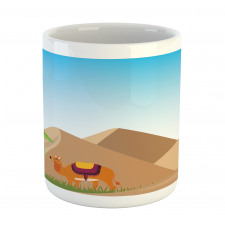 Sand Hills a Camel and a Tree Mug