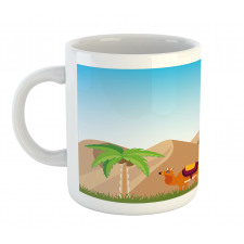 Sand Hills a Camel and a Tree Mug