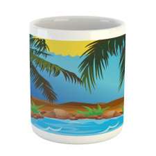 Big Palm Leaves Wild Outdoors Mug