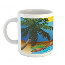 Big Palm Leaves Wild Outdoors Mug