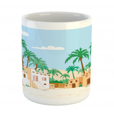 Village with Houses Trees Mug