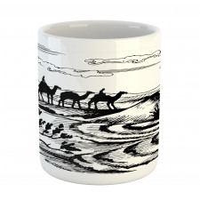 Sketchy Camel Caravan Mug