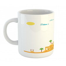 Mud Houses Hot Weather Mug