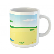 Cartoon Style Little Pond Mug