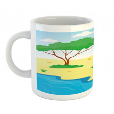 Cartoon Style Little Pond Mug