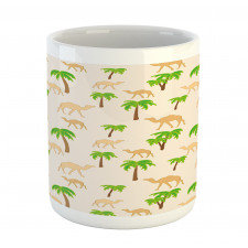 Repeating Camels and Palms Mug