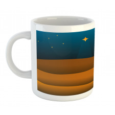 Sand Dunes Starry Night Sky Mug