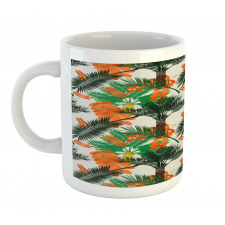 Date Palm Tree with Leaves Mug