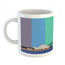 Sydney Building on Rainbow Mug