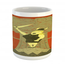 Grunge Singing Lady Mug