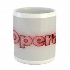 Computer Graphic Typography Mug