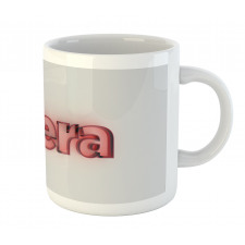 Computer Graphic Typography Mug