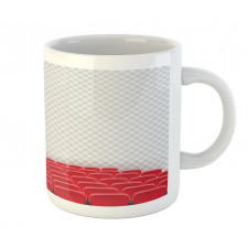 Theater Chairs Row Graphic Mug