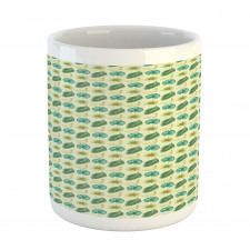 Banana and Leaves Art Mug